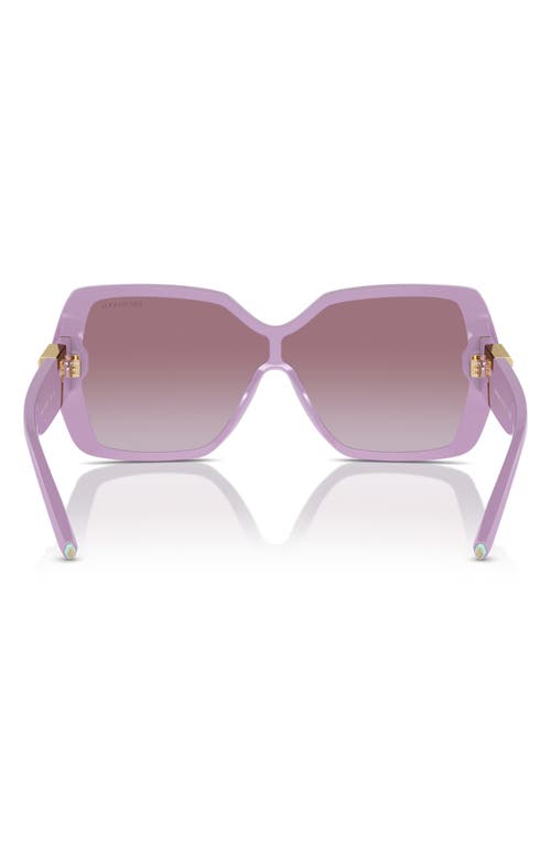 Tiffany & Co Sleek Cat-eye Sunglasses For Women In Violet