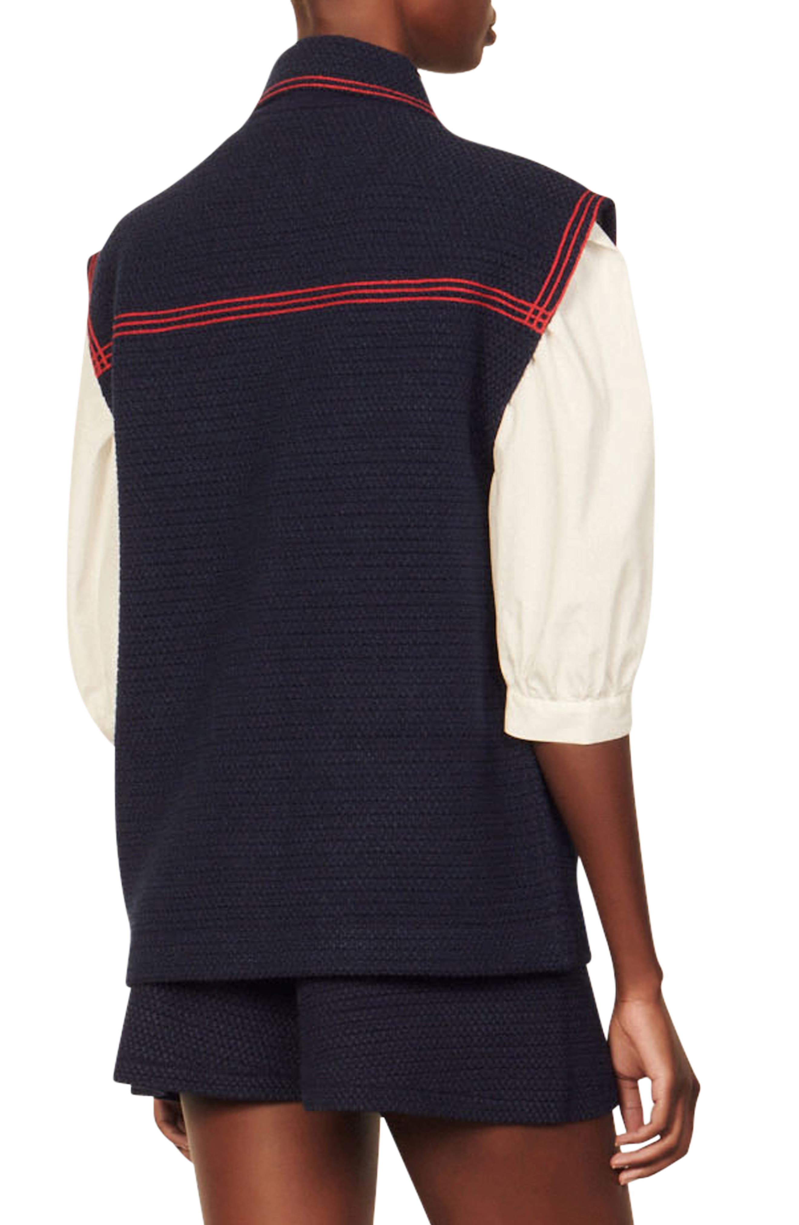 sandro knit vest