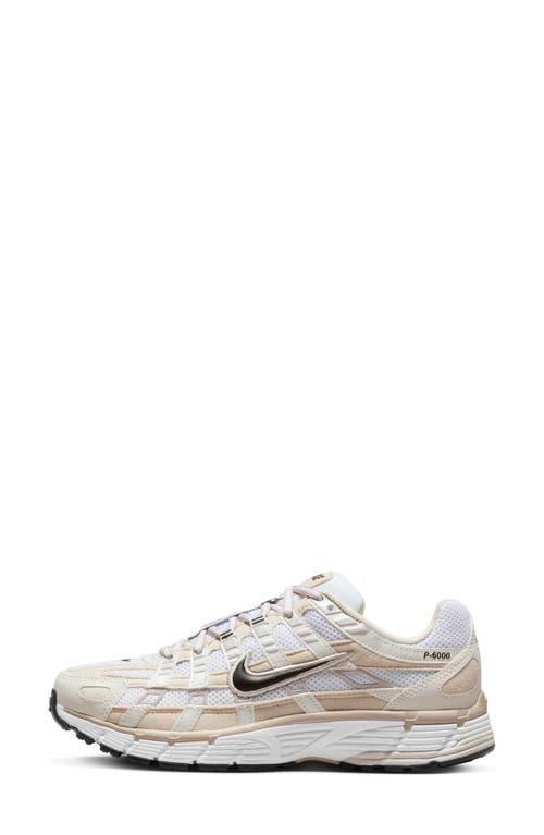 Shop Nike P-6000 Sneaker In Brown/white/black