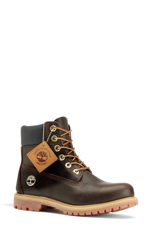 Timberland Premium Waterproof Boot in Dark Brown Full Grain 