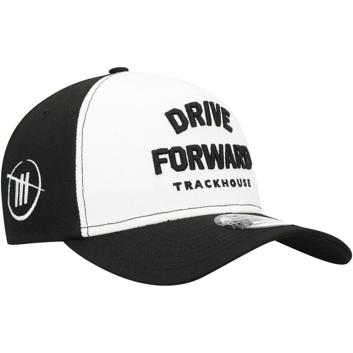 New Era Men's New Era White/Black TRACKHOUSE RACING 9FORTY AFrame