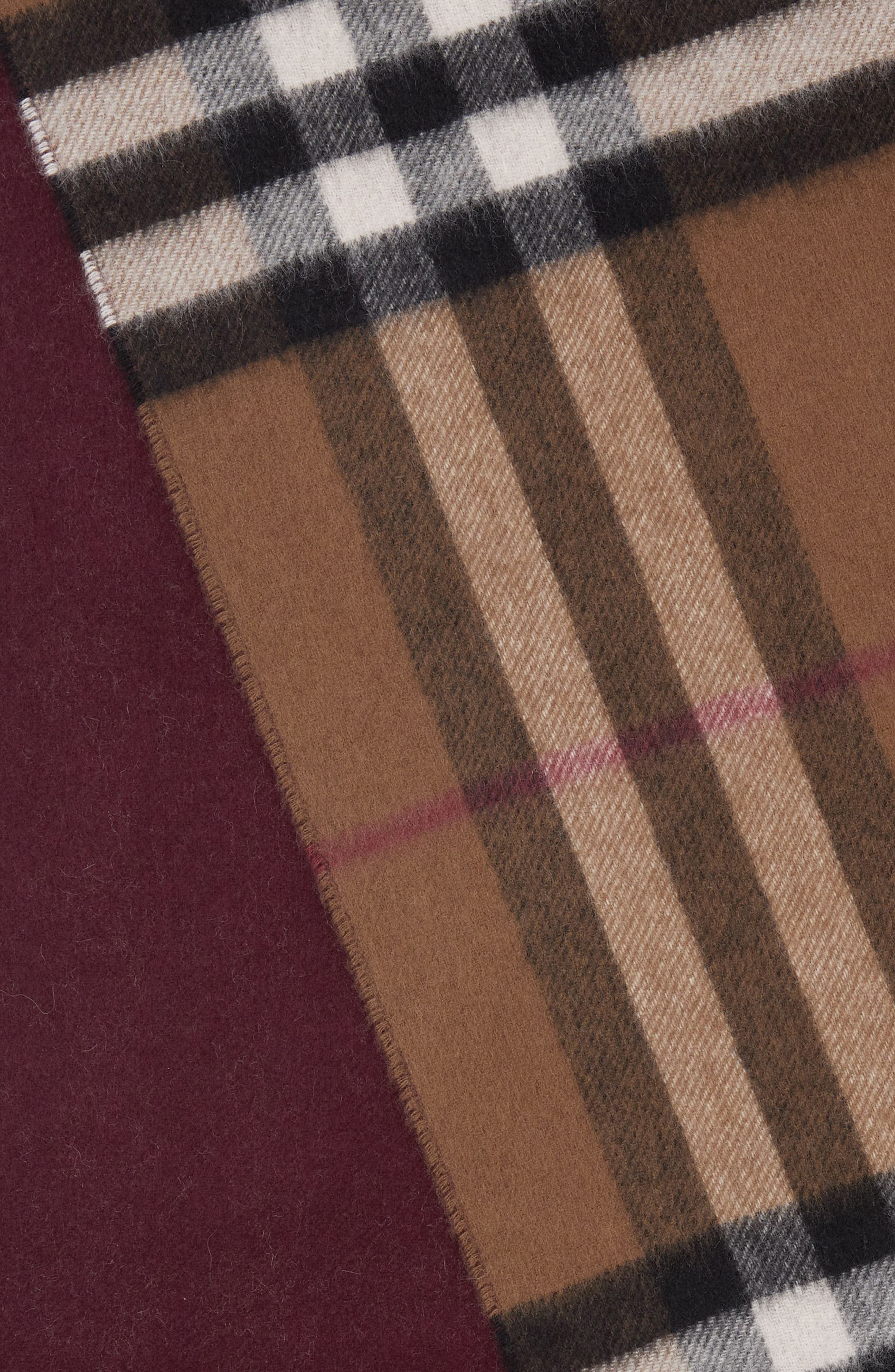 burberry brown giant check scarf