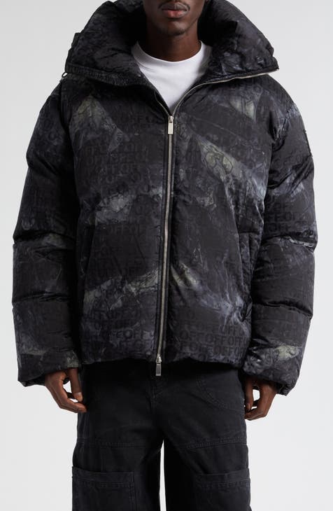 Winter Down Jacket Men High Quality Jacquard Embroidery Down Coat