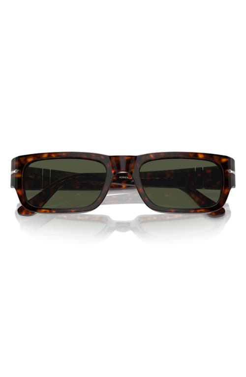 Adrien 55mm Rectangular Sunglasses in Havana