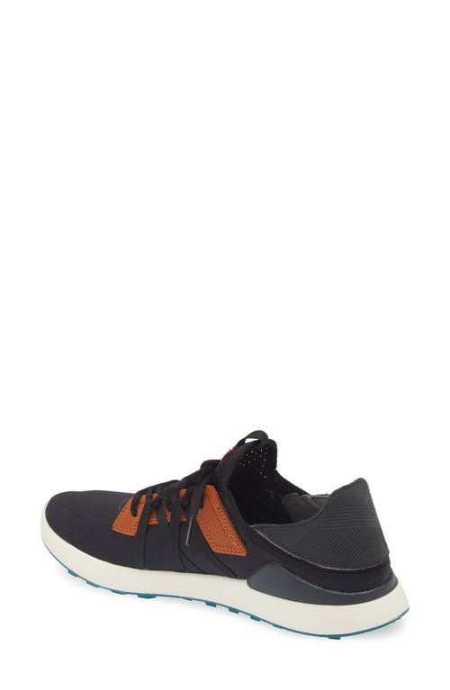 Olukai Manele Golf Shoe In Black/dark Shadow
