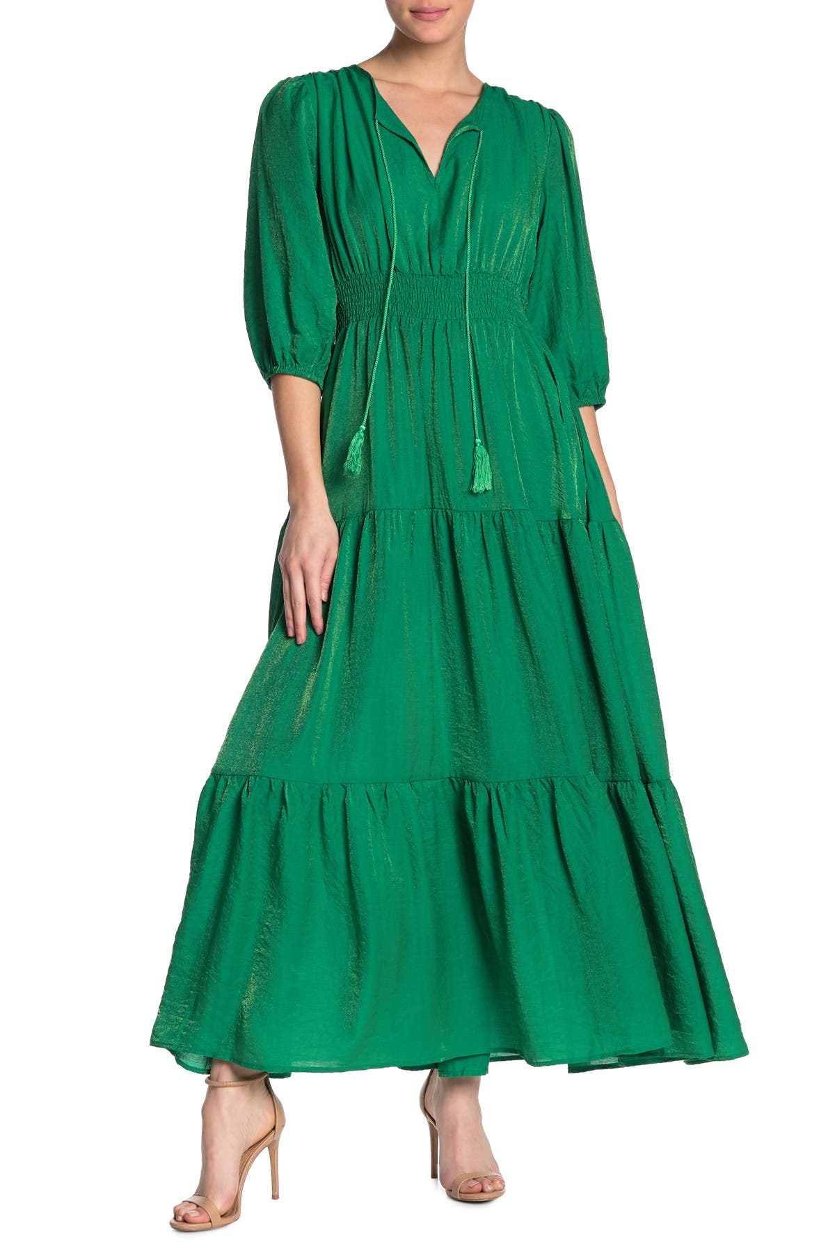 tov denim and chains maxi dress