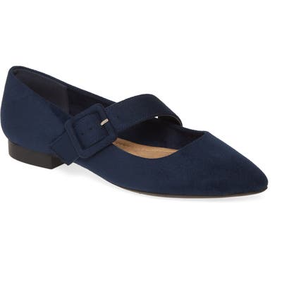 Bella Vita Virginia Ii Skimmer Flat- Blue