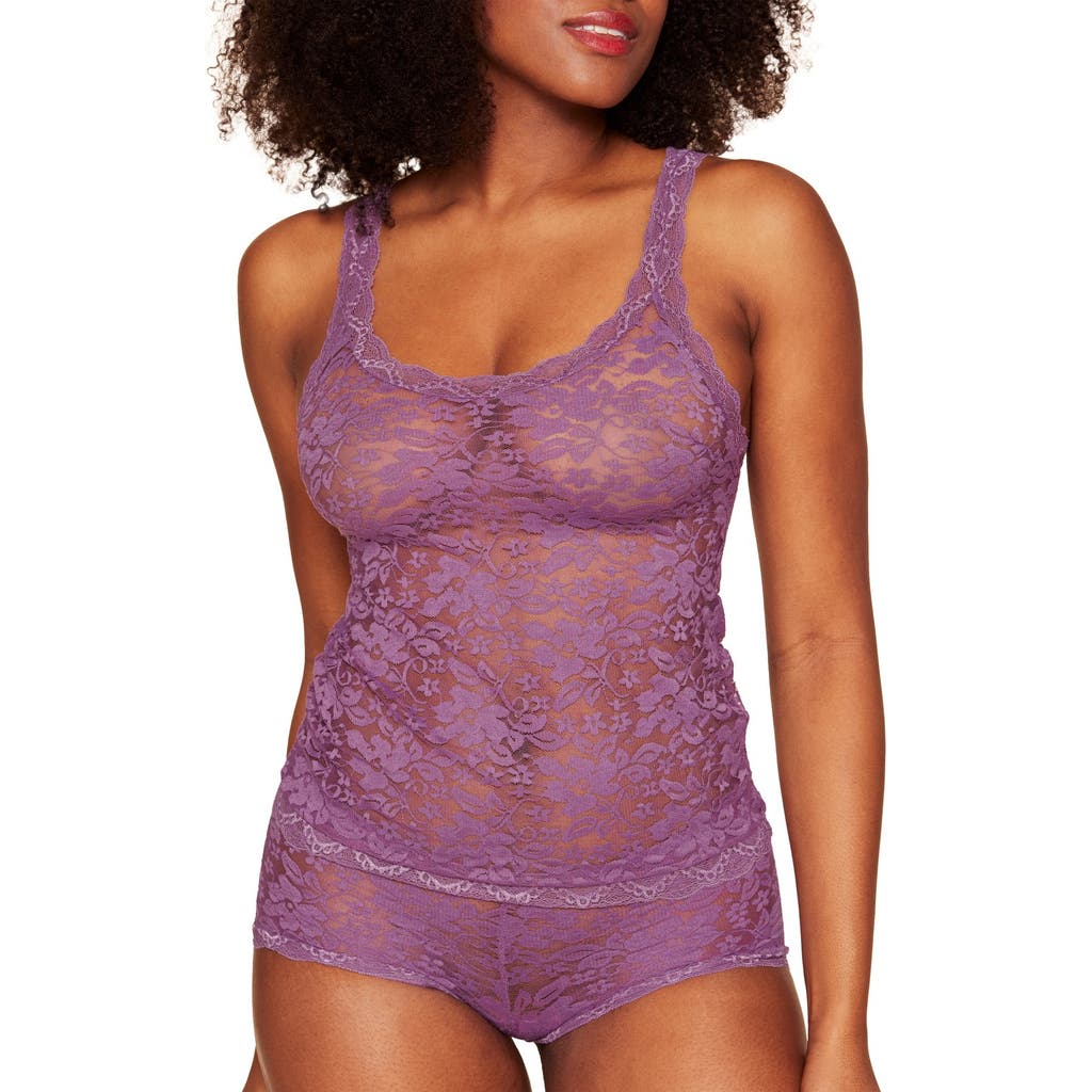 Adore Me Roanne Tank & Short Set Lingerie In Purple