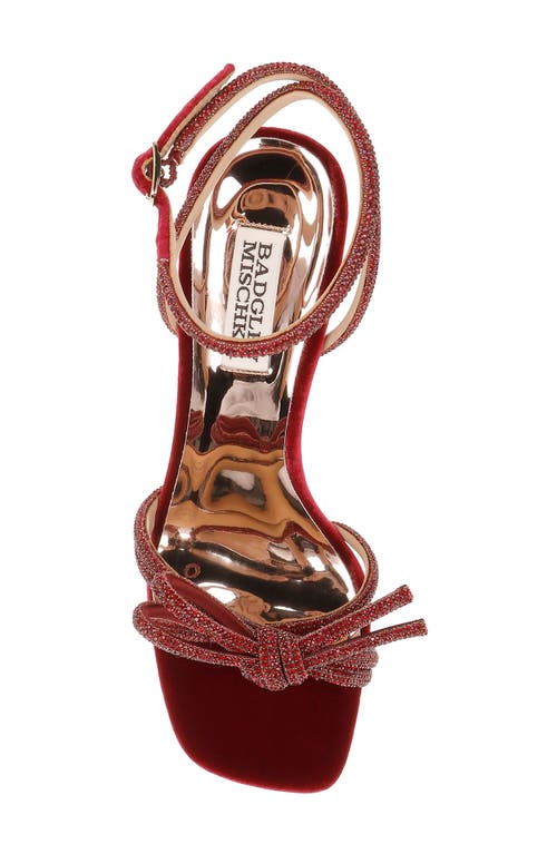BADGLEY MISCHKA BADGLEY MISCHKA COLLECTION EFFIE ANKLE STRAP SANDAL 