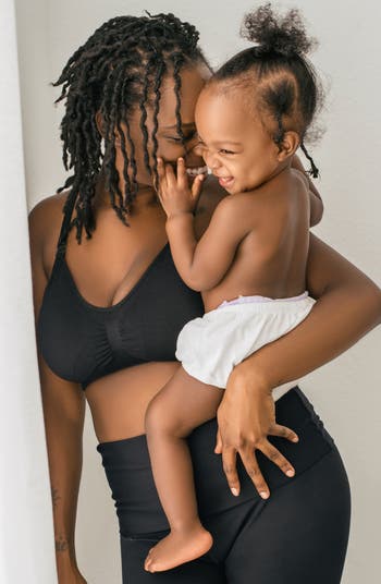 Kindred Bravely Simply Sublime Seamless Nursing Bra For Breastfeeding -  Black, Medium-Busty