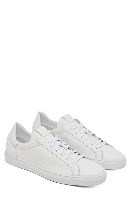GREATS Reign Low Top Sneaker in Blanco Leather