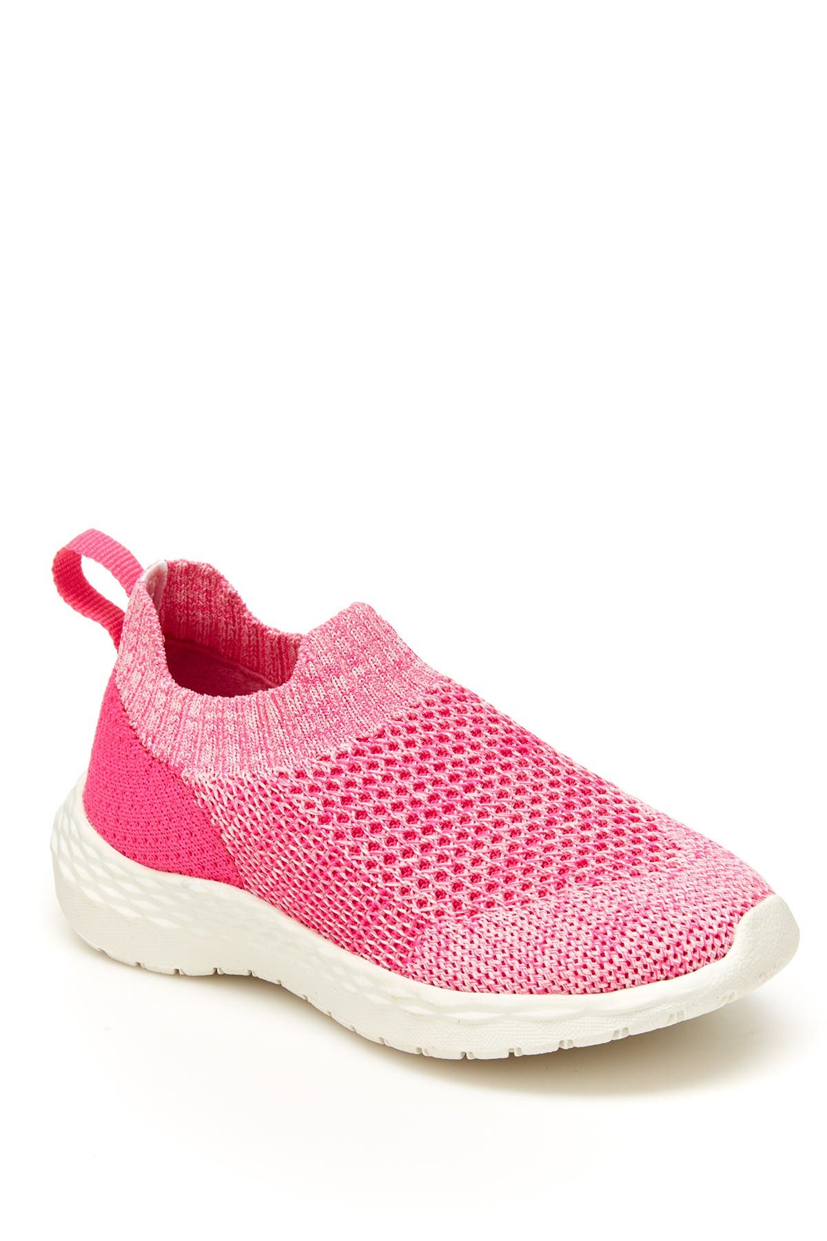 Carter's Kids' Greeny Knit Sneaker In Bright Pink