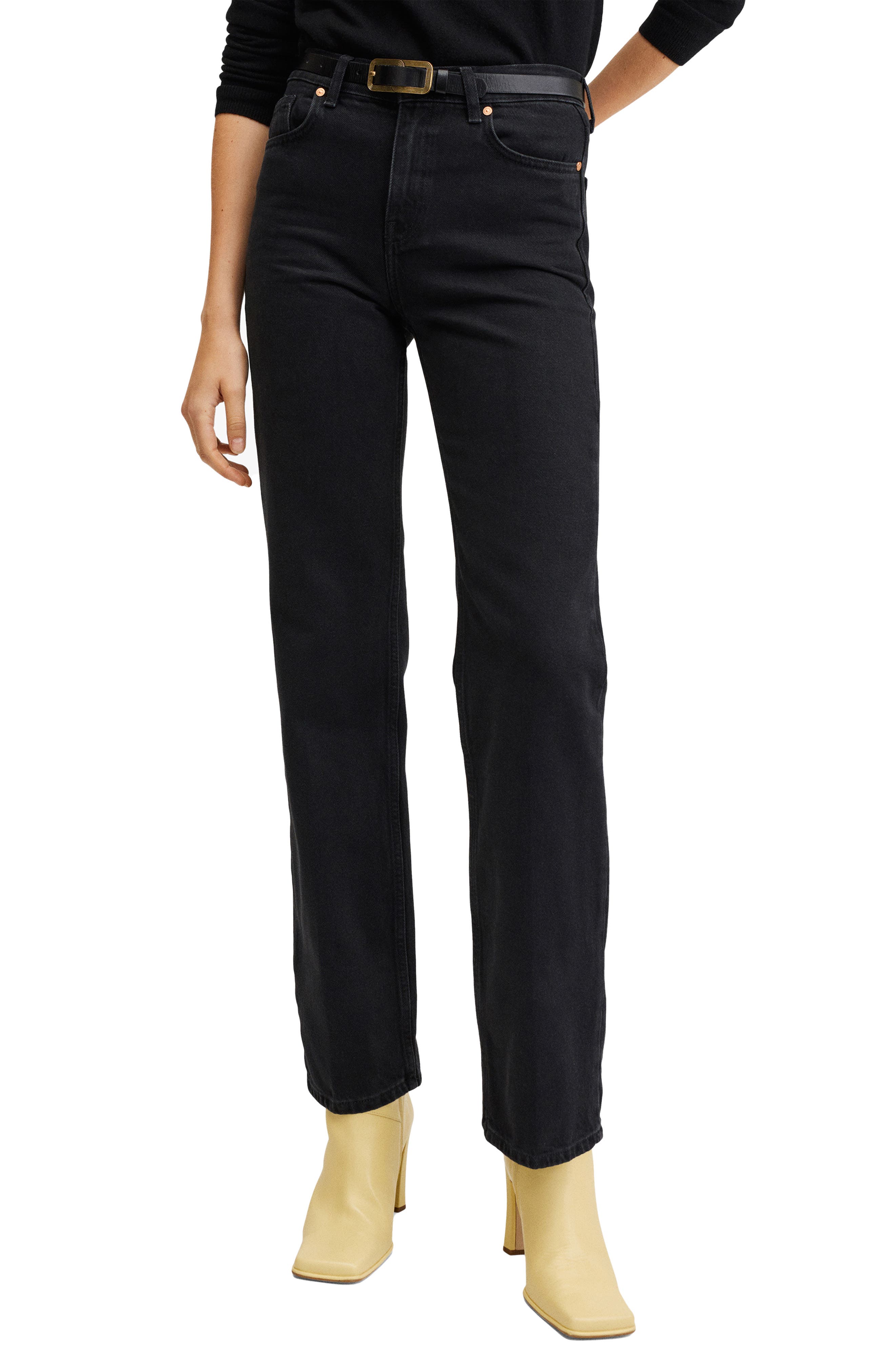 Mango Denim & Tees 7\/8 Length Jeans azure Metal elements Fashion Jeans 7/8 Length Jeans 
