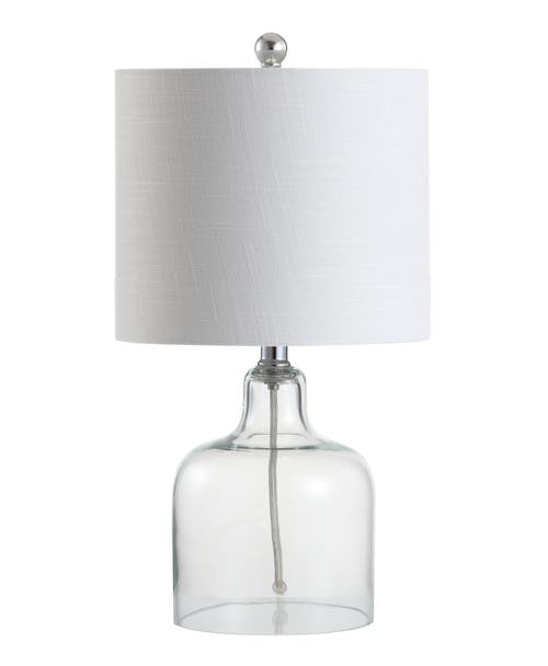 Shop Jonathan Y Gemma Glass Bell Led Table Lamp In Clear