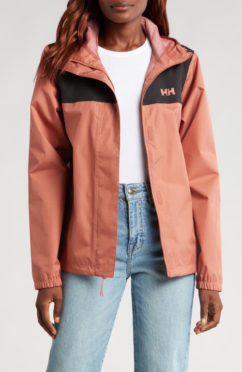 Shop Helly Hansen Vancouver Waterproof Rain Jacket In Cedarwood