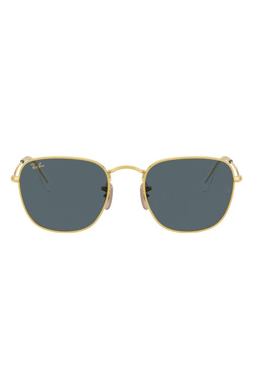 Ray Ban Ray-ban Frank 54mm Square Sunglasses In Gold/blue