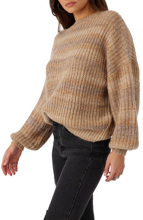 Shop O'neill Bayou Ombré Sweater In Tobacco Brown