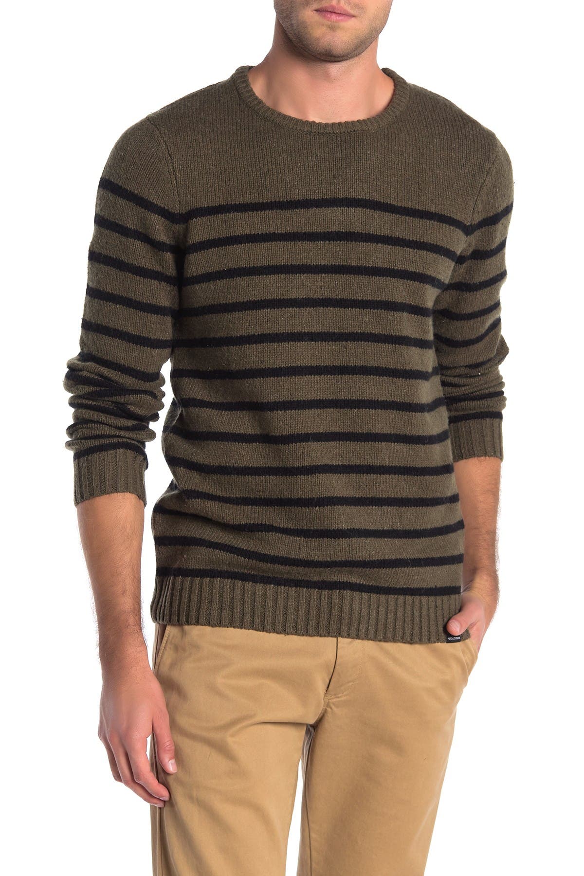 volcom striped sweater