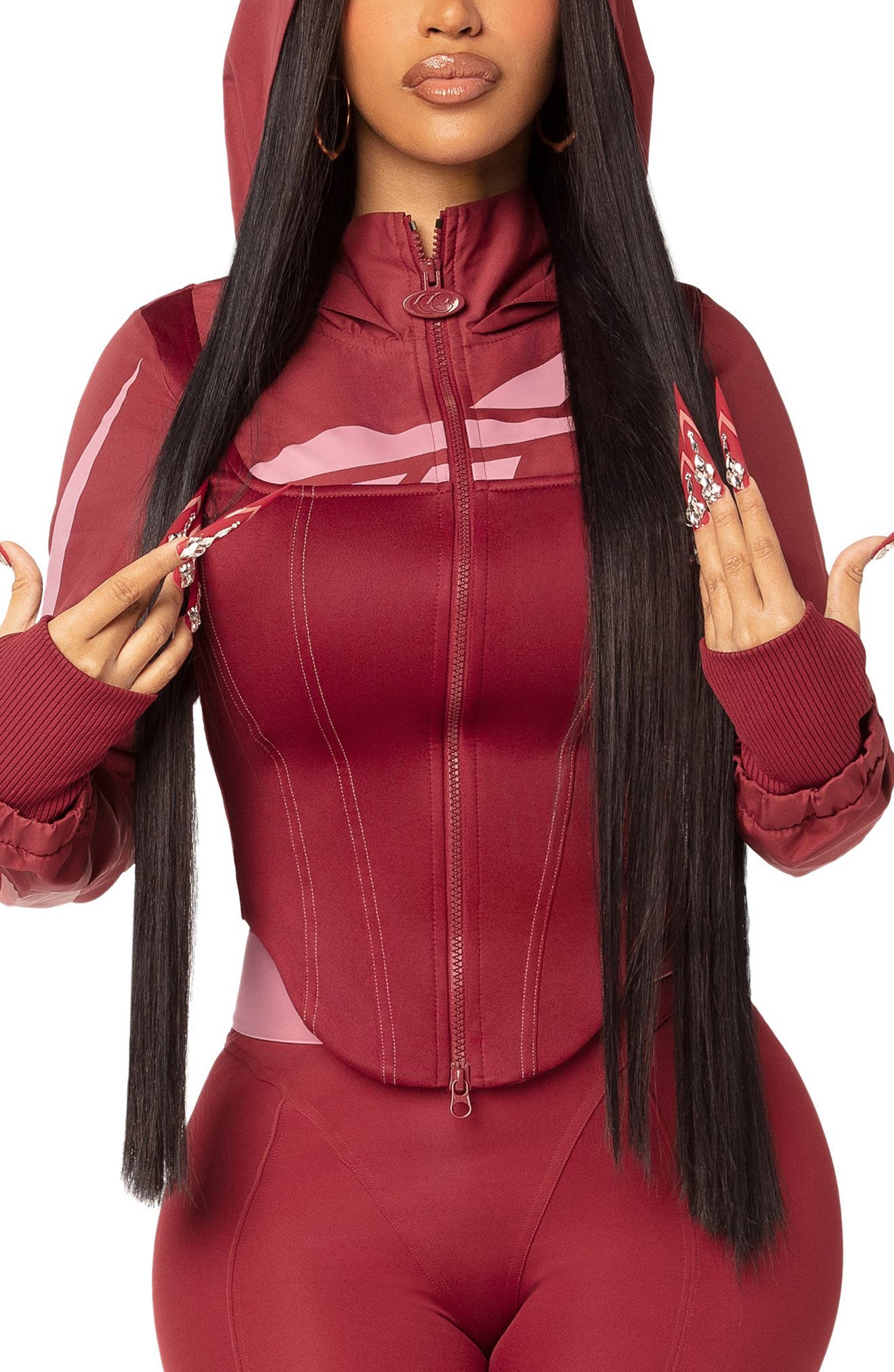 cardi b reebok corset