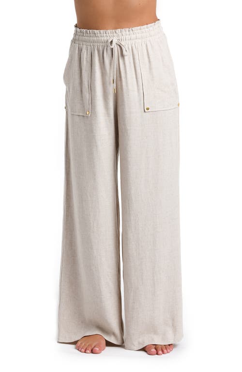 Beach Cover-Up Pants in Taupe