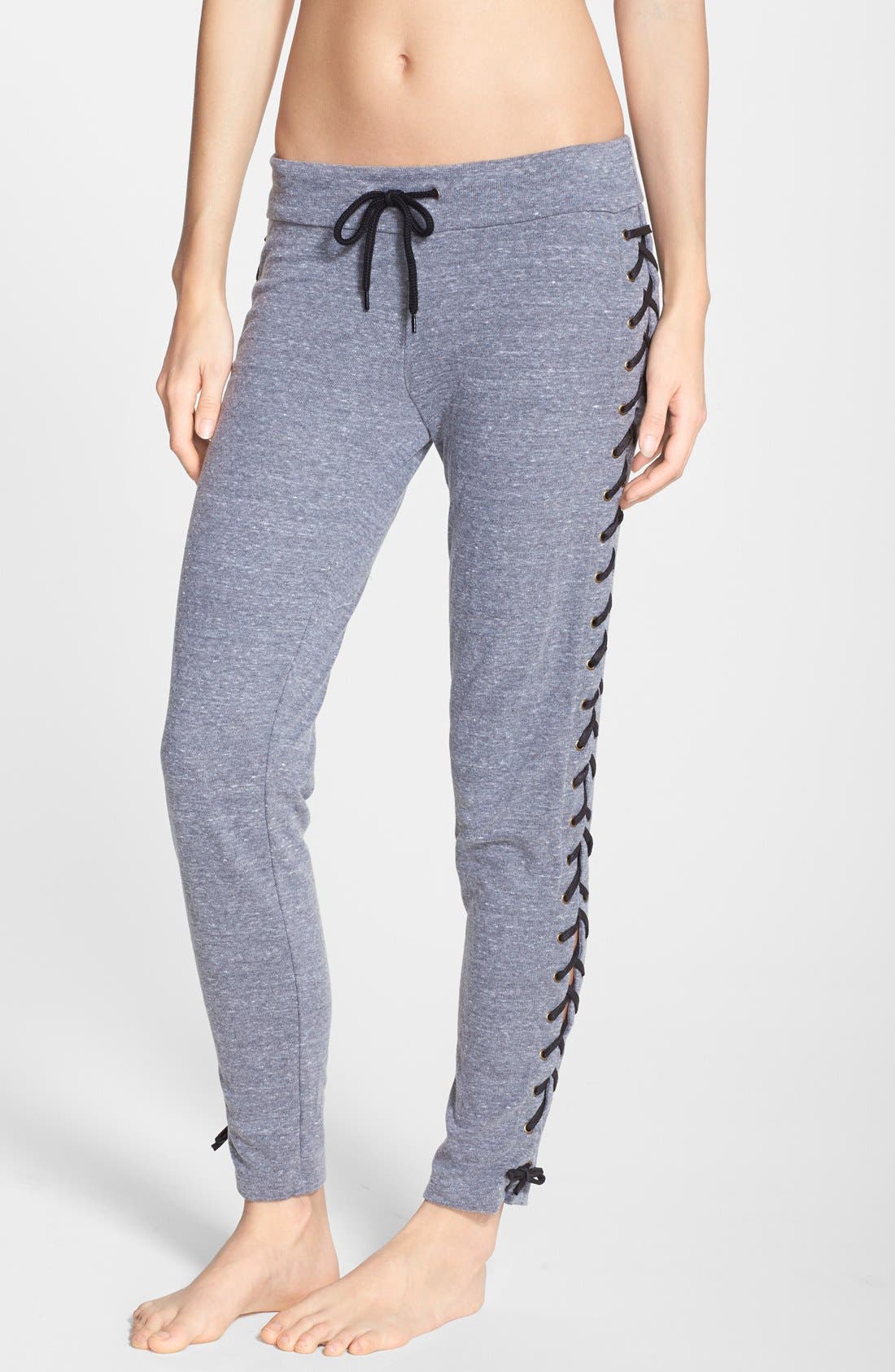 monrow lace up sweatpants