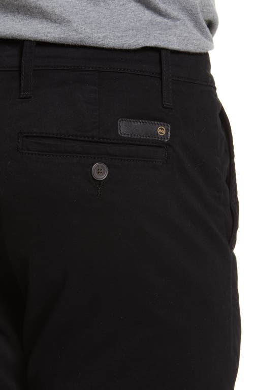 Ag Jamison Slim Straight Leg Pants In Super Black