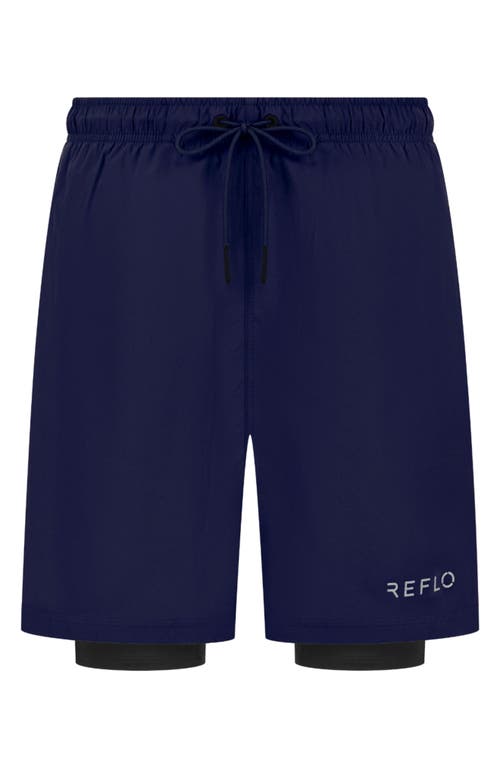 Shop Reflo Desna 2-in-1 Active Short In Medieval Blue