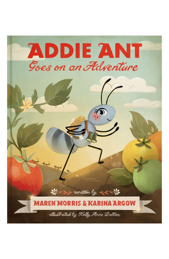 Chronicle Books 'addie Ant Goes On An Adventure' Book In Burgundy