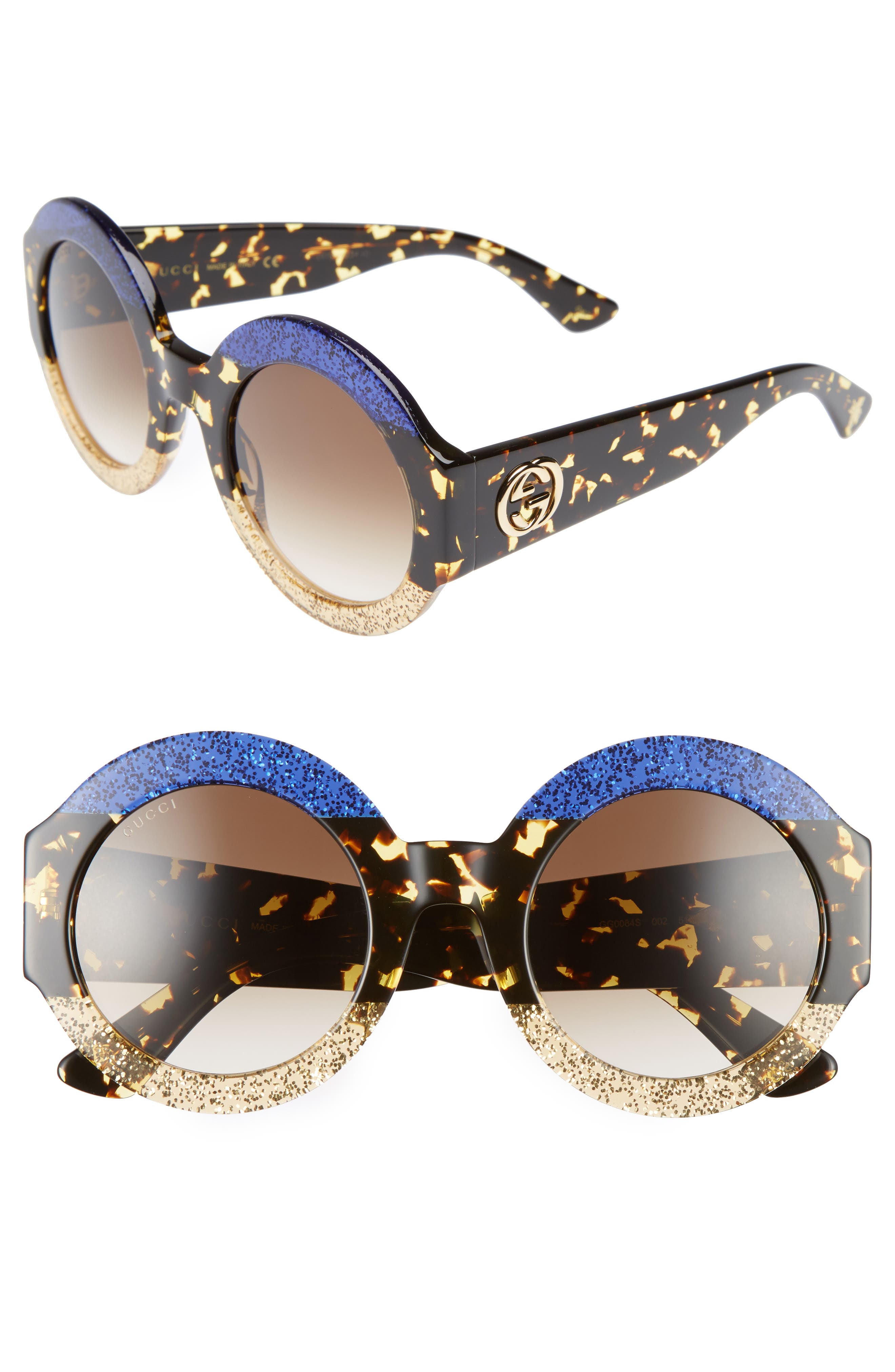 Gucci 51mm Round Sunglasses | Nordstrom