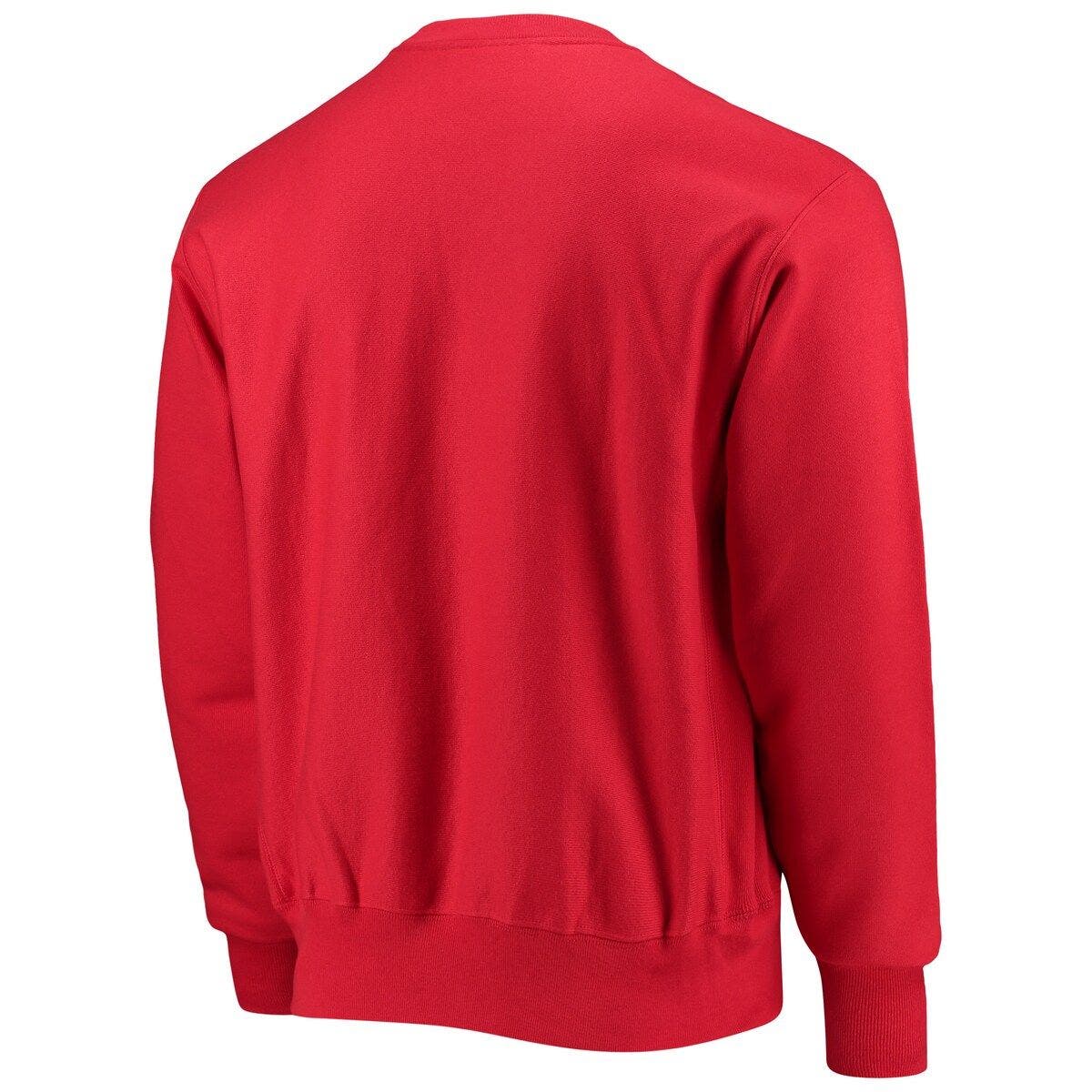 Champion Men's Champion Red Bulldogs Vault Logo Reverse Weave