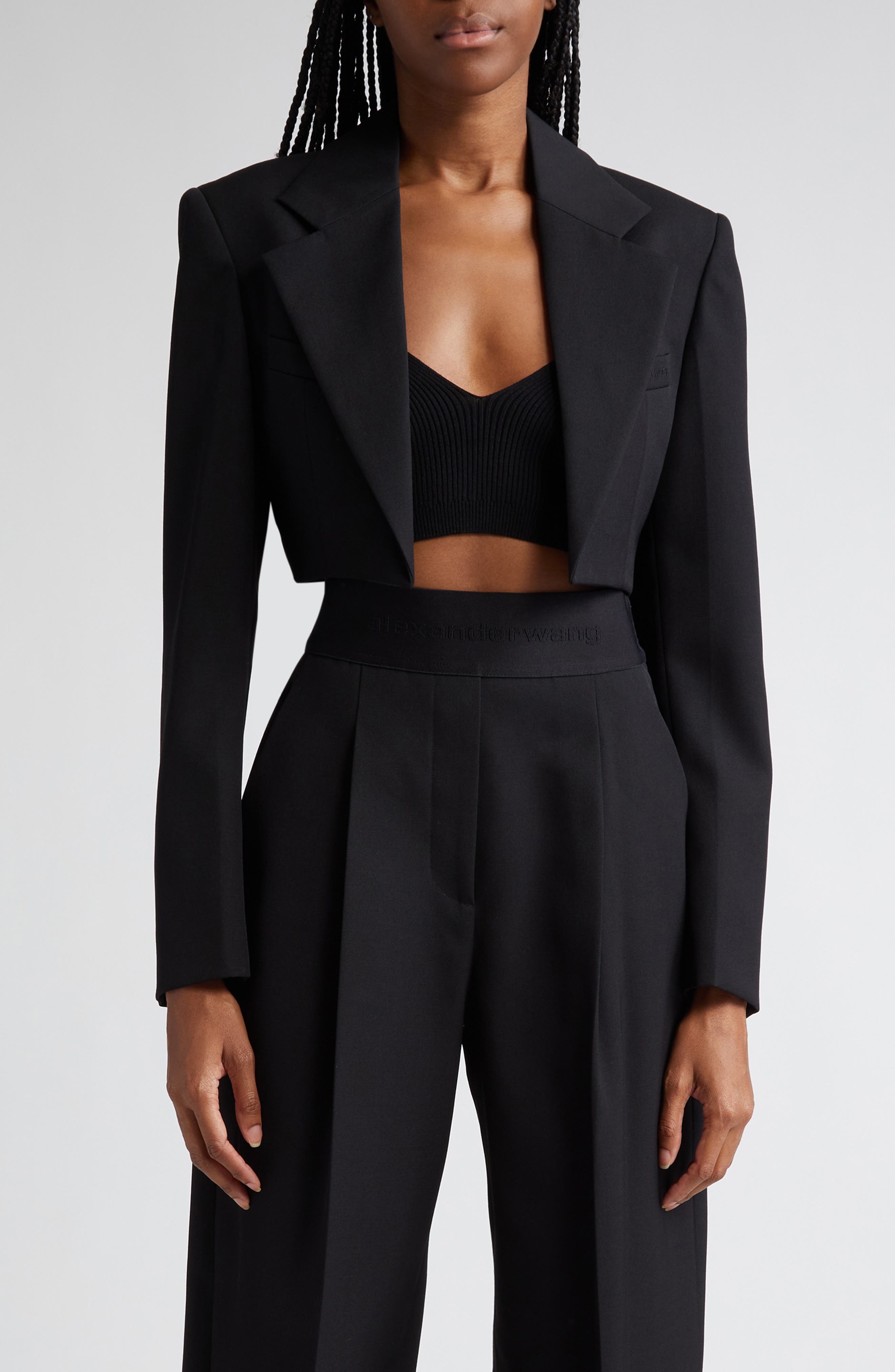 alexander wang tuxedo dress