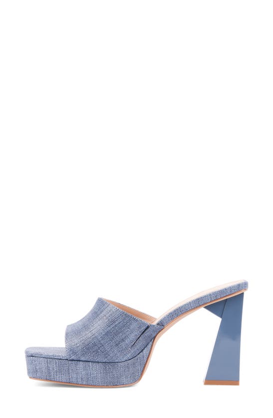 Fashion To Figure Teresa Heel Sandal In Indigo