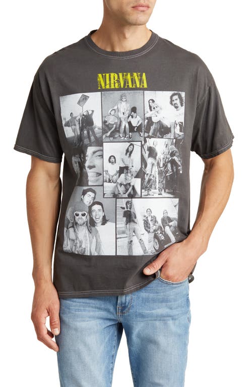 Nirvana Photo Graphic T-Shirt in Black