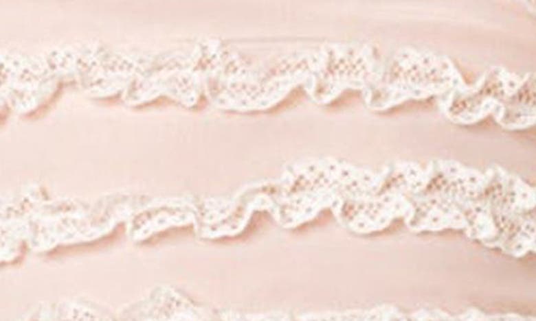 Shop Edikted Izzy Ruffle Lace Tube Top In Light-pink