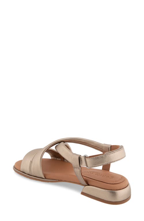 Gentle Souls By Kenneth Cole Heather Slingback Sandal In Gravel Leather