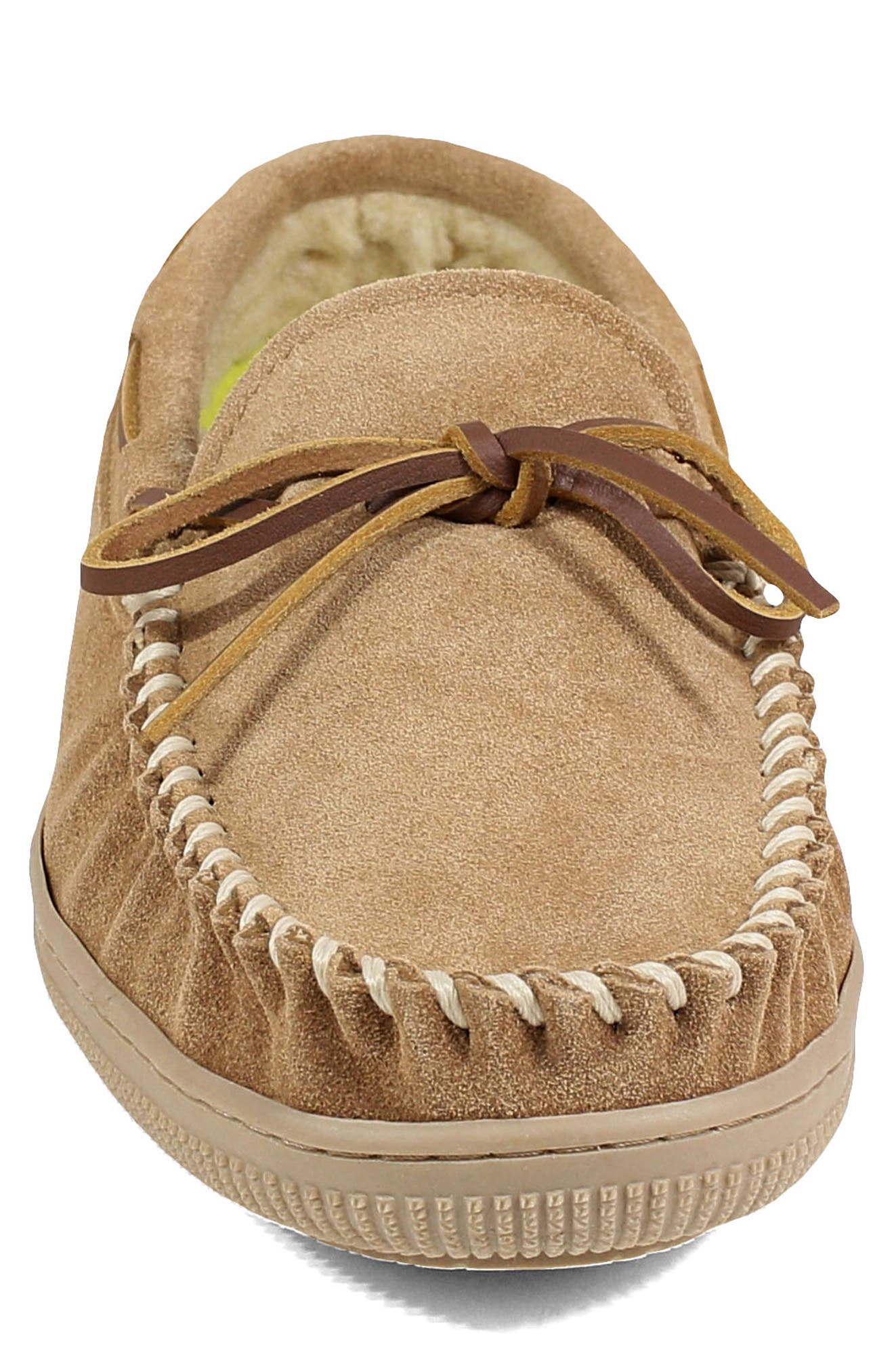 Florsheim Cozzy Tie Slipper in Gray - Wide Width