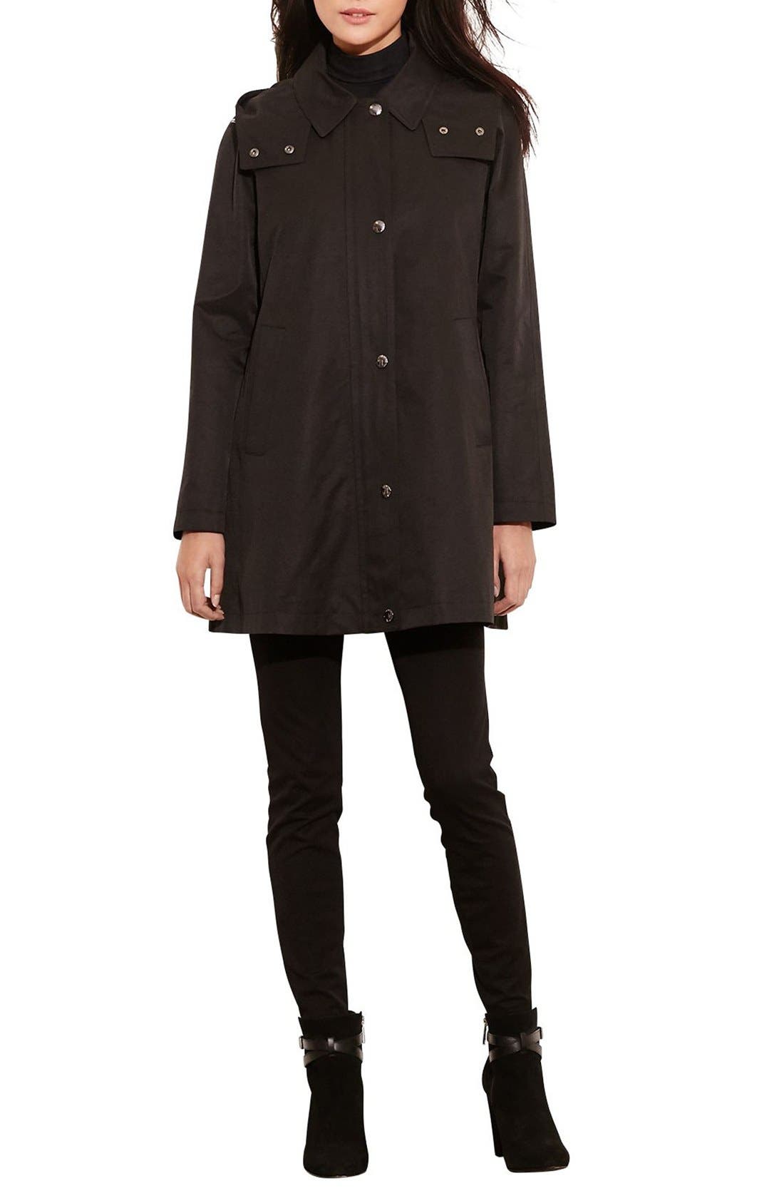 Lauren Ralph Lauren ALine Jacket with Removable Liner Nordstrom