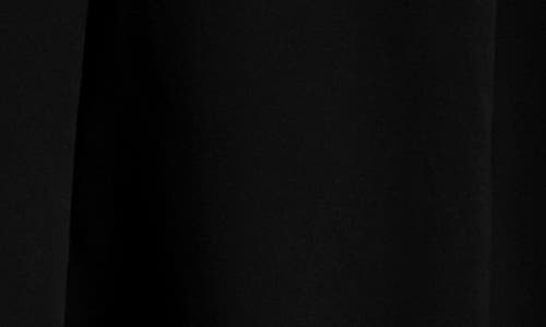London Times Plus Size 3/4-sleeve Tab-waist Fit & Flare Dress In Black
