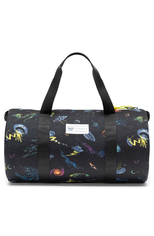 Shop Herschel Supply Co . Kids' Classic Duffle Bag In Ufo Galaxy