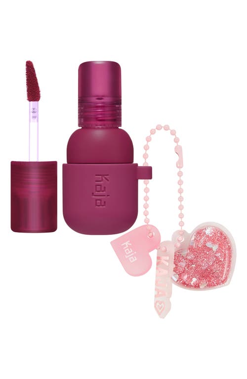 Jelly Charm Lip & Blush Stain with Glazed Key Chain in Berry Colada