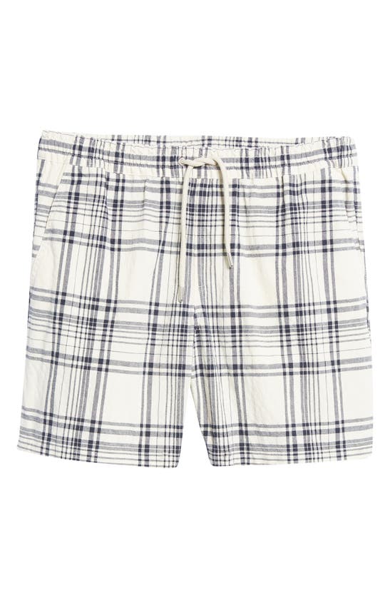 Nn07 Gregor Stretch Cotton Blend Shorts In 765 Navy Check