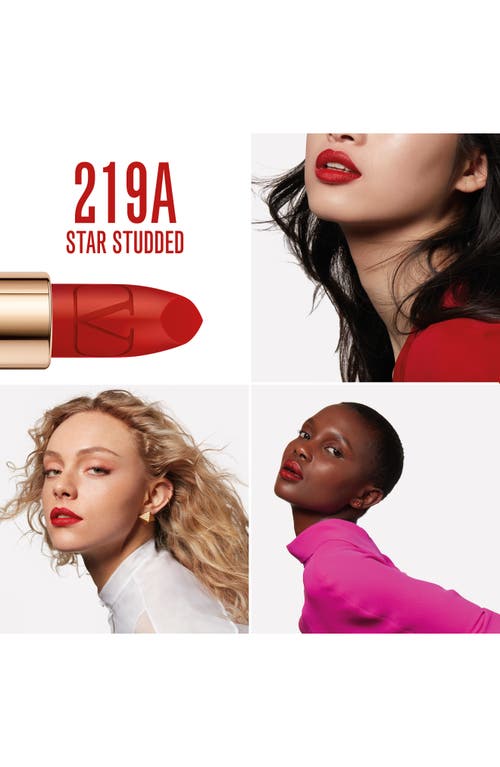 Shop Valentino Rosso  Refillable Lipstick In 219a/matte