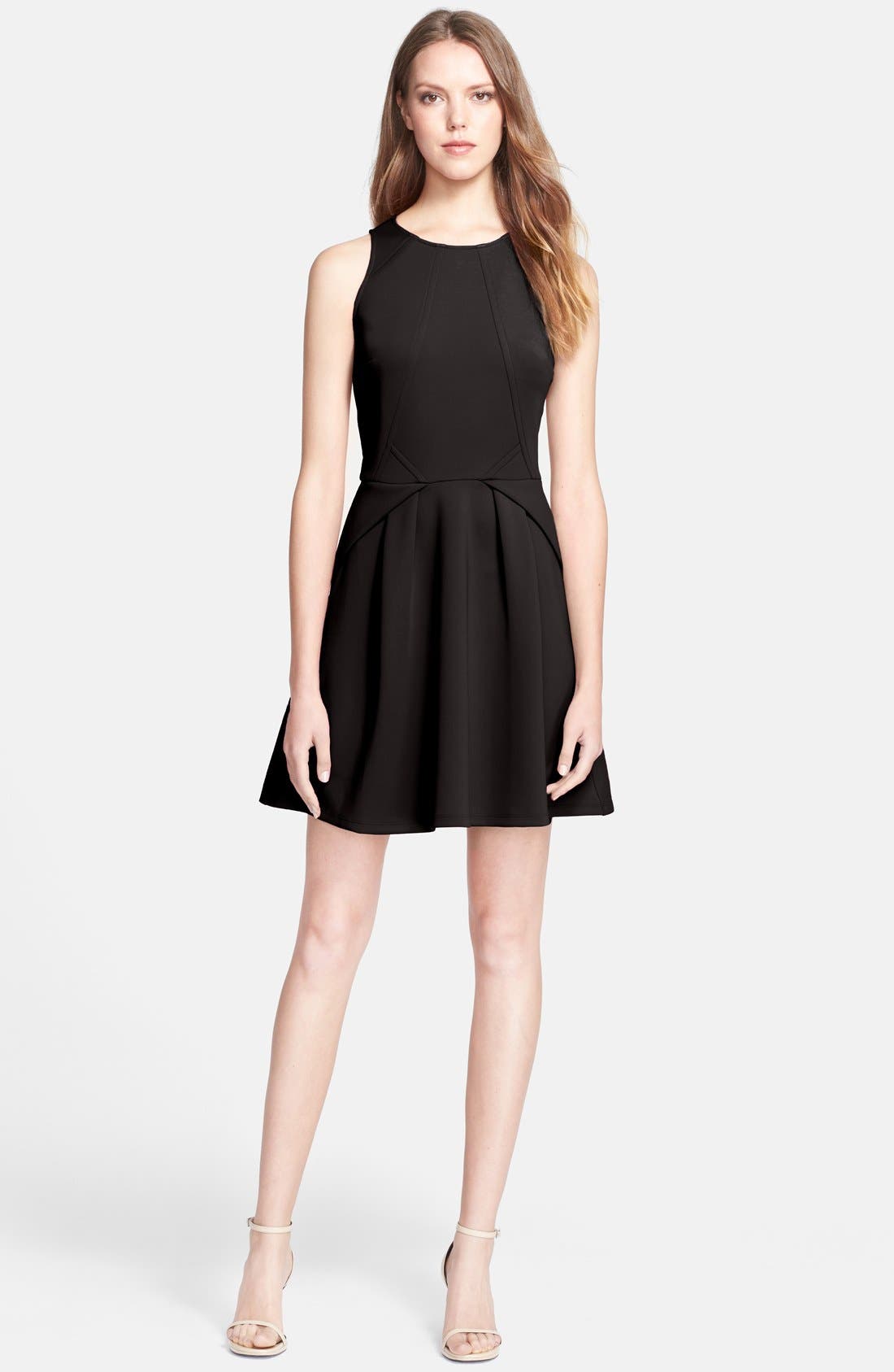 ted baker black skater dress