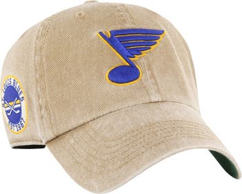Men's St. Louis Blues '47 Khaki Earldor Clean Up Adjustable Hat