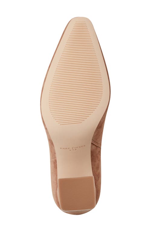 Marc Fisher Ltd Yanara Pointed Toe Bootie In Light Natural