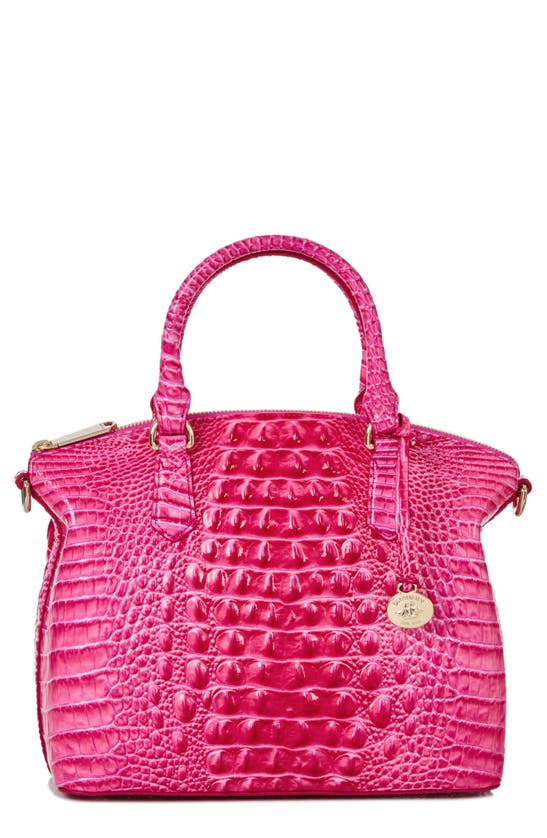 Brahmin Duxbury Leather Satchel - Pink Cosmo