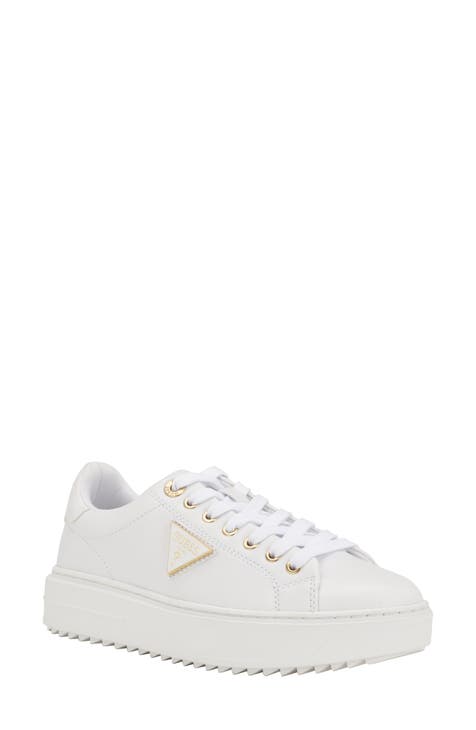Guess Luchia Jogger Sneaker In White