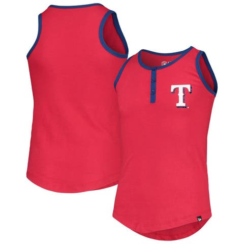 New Era Women's Texas Rangers Red Activewear Tank Top