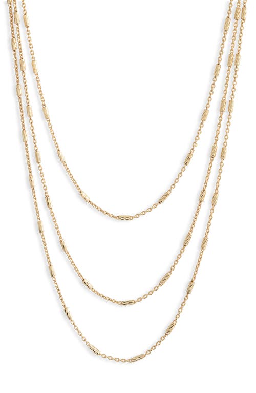 Jennifer Zeuner Ramona Necklace in Yellow Gold at Nordstrom
