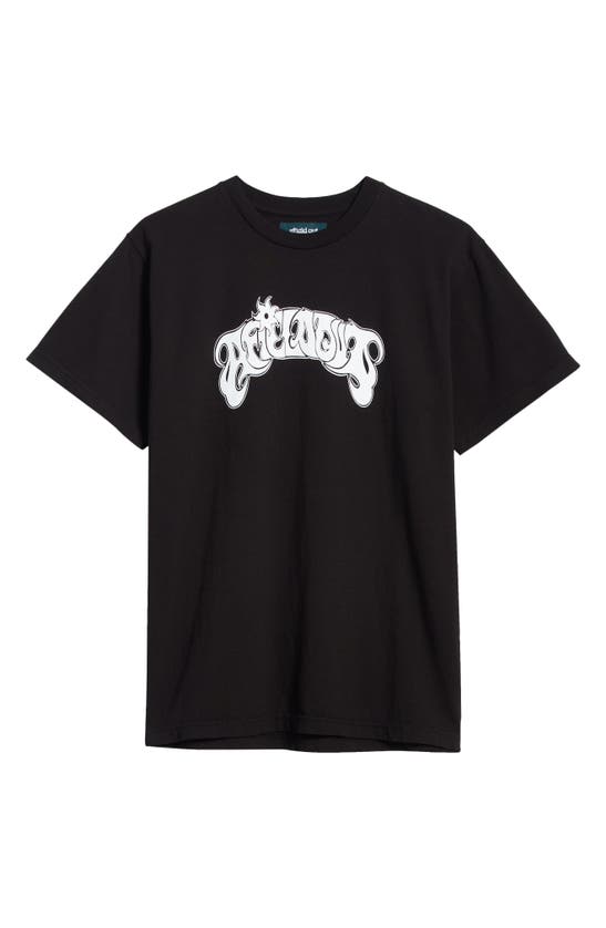 Shop Afield Out Arc Cotton Graphic T-shirt In Black